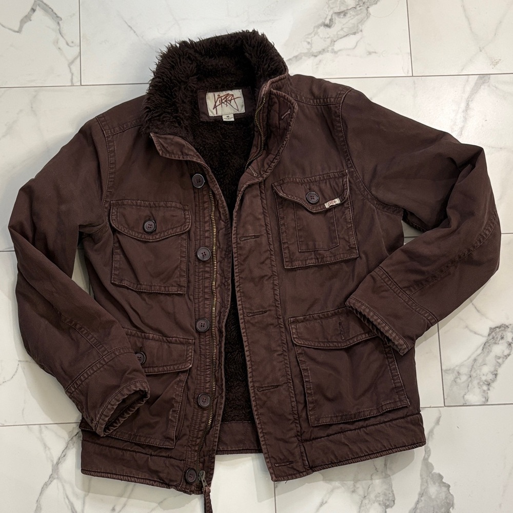 2006 Kirra Military Style Sherpa Lined Jacket